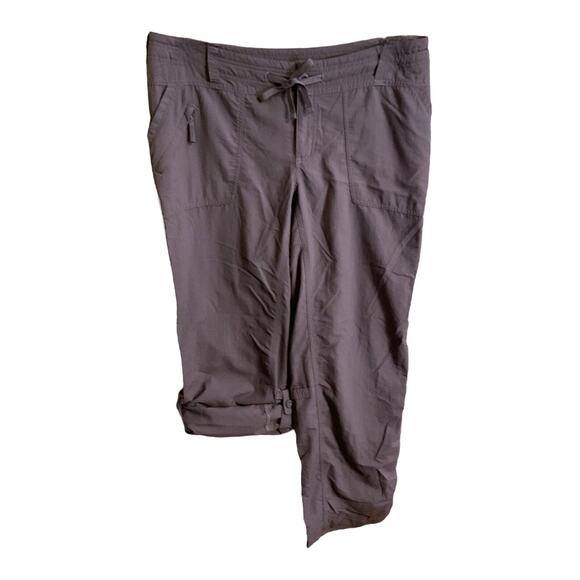 The North Face Women's Gray Hiking Pants 12 Outdoor Cargo - Picture 2 of 13